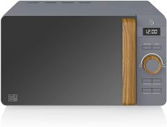 Swan SM22036GRYN Nordic Microwave - Grey