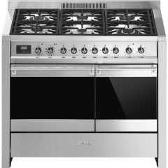 Smeg A2PY-81 100Cm Dual Fuel Range Cooker - Stainless Steel 