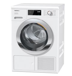 Miele TEH785WP Freestanding 9kg Heat Pump Tumble Dryer - 12 Drying Programmes - White