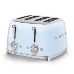 Smeg TSF03PBUK 50's Style Four Slice Toaster - Pastel Blue