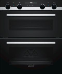 Siemens iQ500 NB535ABS0B Built-Under Double Oven-Stainless Steel