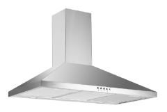 Xtreme UT06-70C 70cm Wide Chimney Style Hood - Stainless Steel