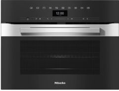 Miele H7440BMCLST Compact Microwave Combination Oven With A Seamless Design - Clean Steel