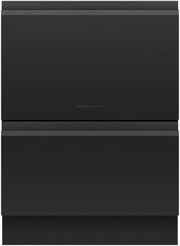 Fisher Paykell DD60D4HZB9 Dishwasher DishDrawer™ Double| 12 Place Settings| Matte Black Glass