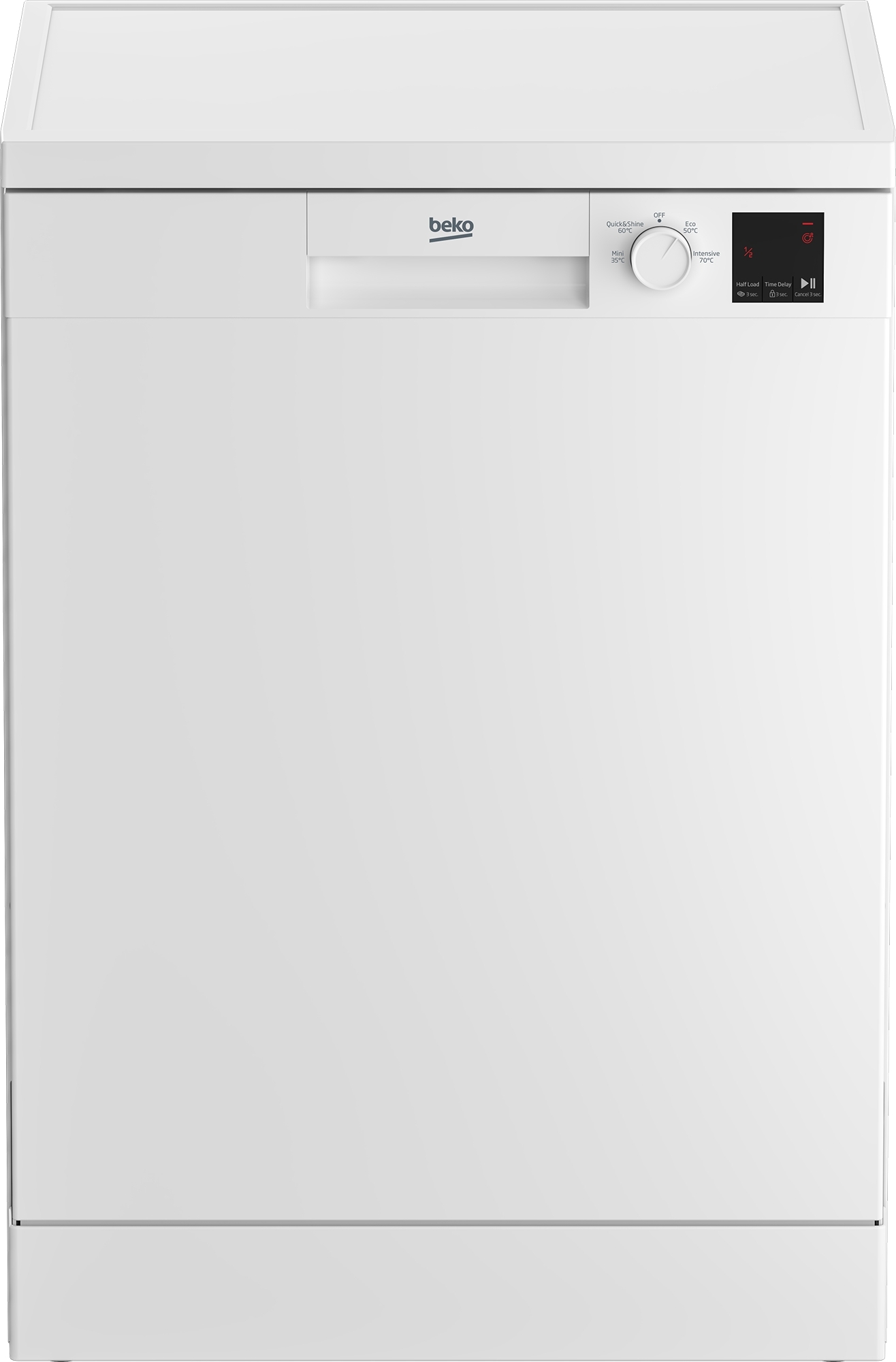 Beko DVN04320W 60cm Freestanding Dishwasher - White