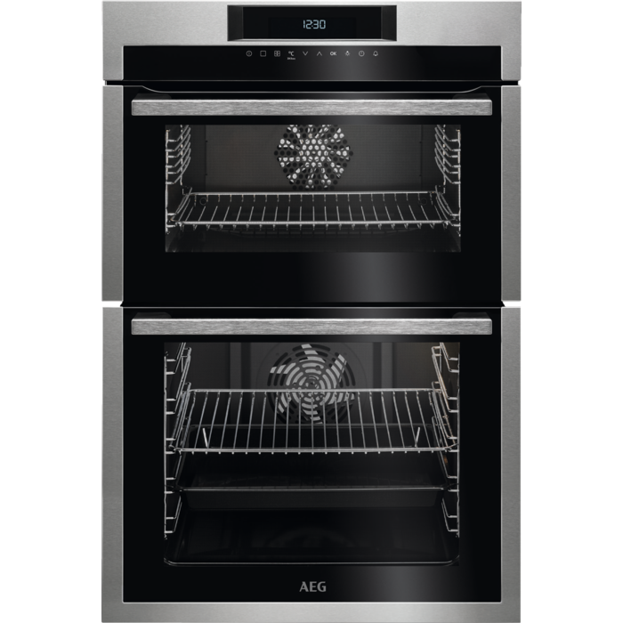 AEG DCE731110M SurroundCook Electric Double Oven-Stainless Steel