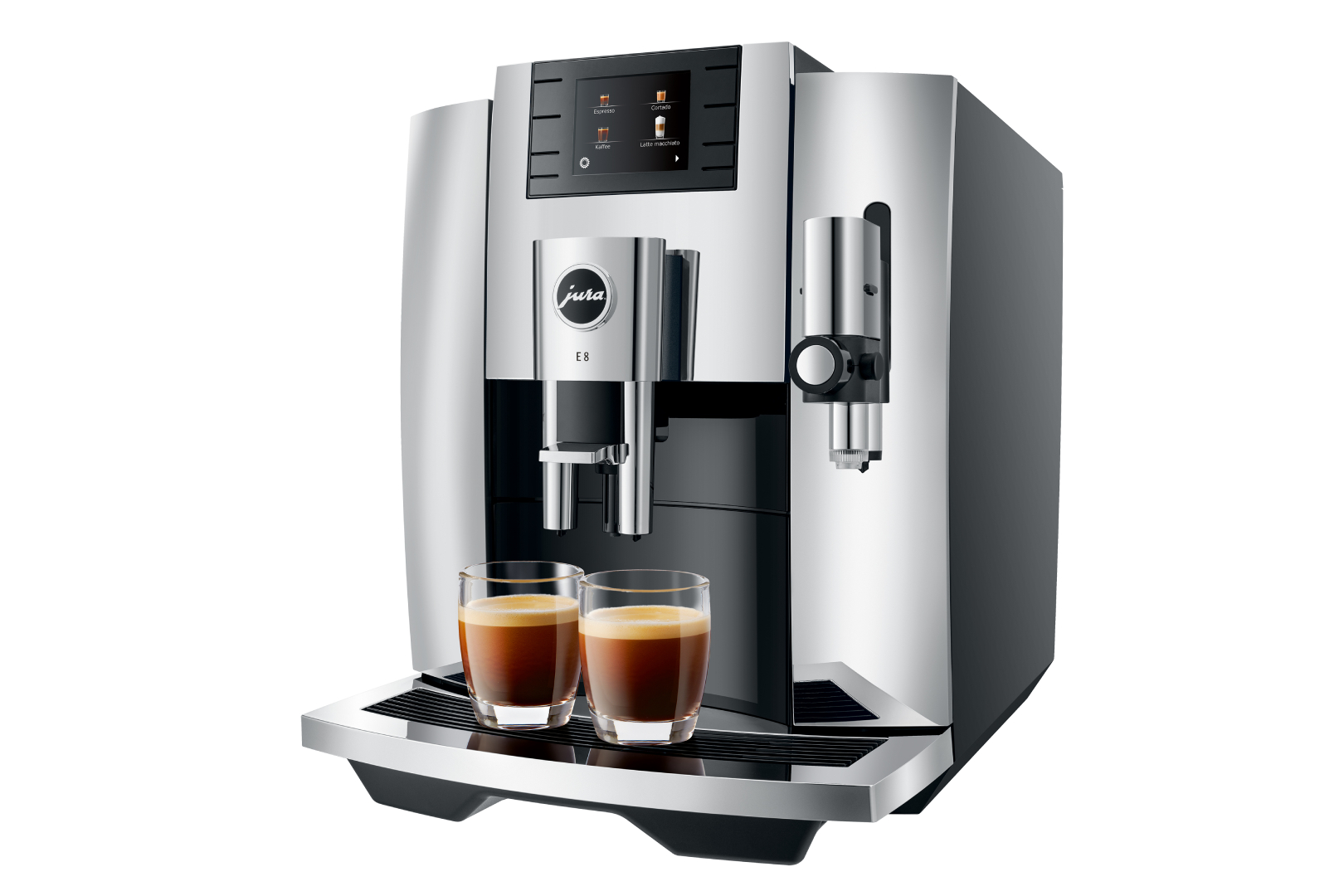 Jura 15363 E8 Coffee Machine - Chrome *Display Model*