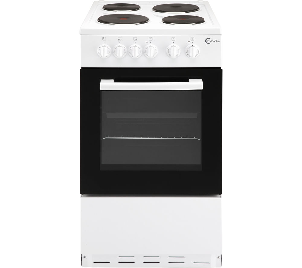 Flavel FSBE50W 50cm Single Oven Electric Cooker-White