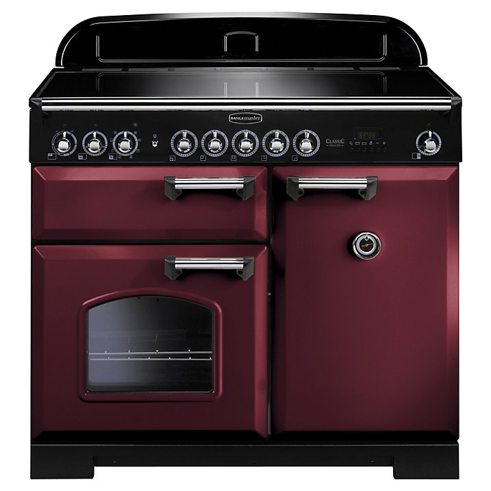 Rangemaster CDL100EICY/C Classic Deluxe 100 Induction Hob Range Cooker| Cranberry