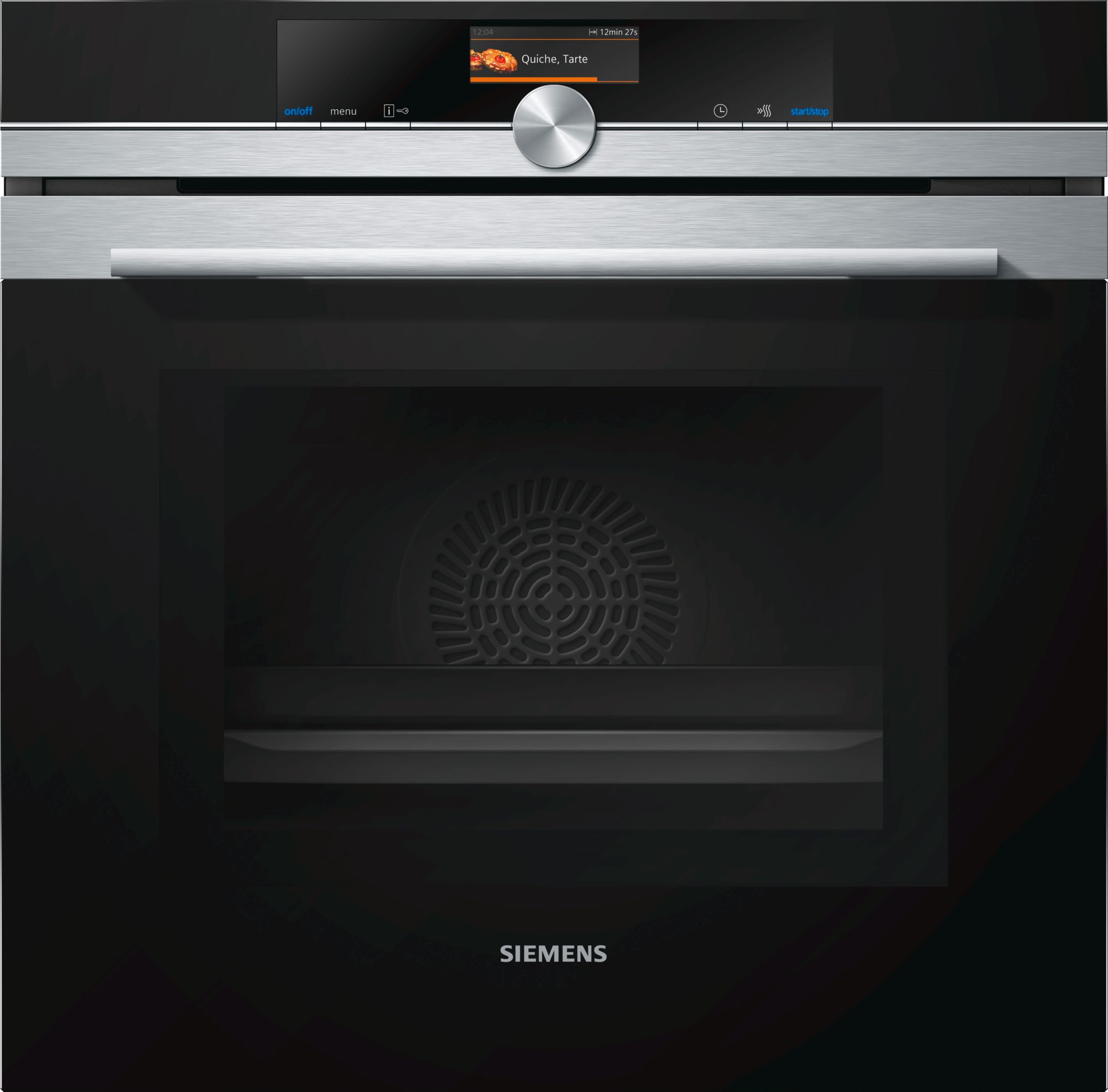 Siemens iQ700 HM656GNS6B Built In Oven with Microwave Function-Stainless Steel 