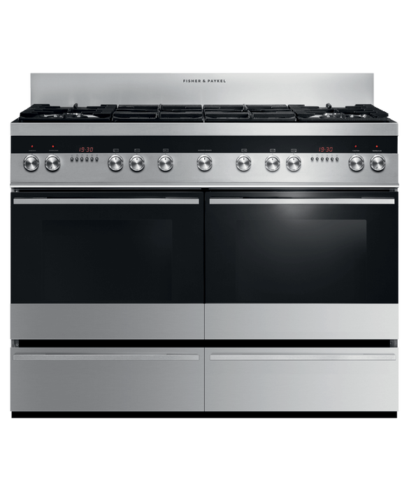 Fisher Paykel OR120DDWGX2 120cm Dual Fuel Range Cooker - Stainless Steel