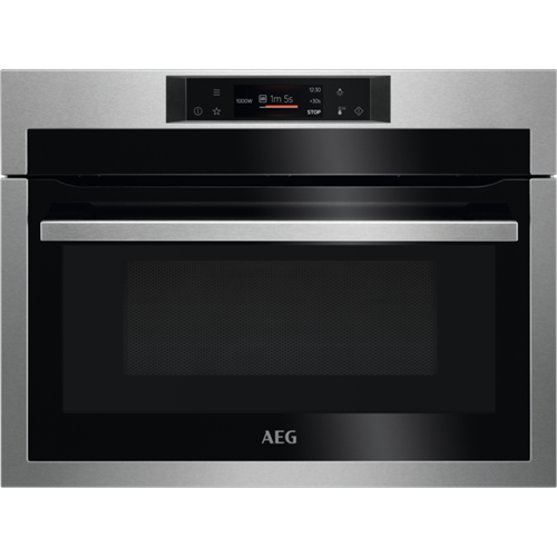 AEG KME761080M CombiQuick Compact Microwave/Multifunction Oven-Stainless Steel *Display Model*