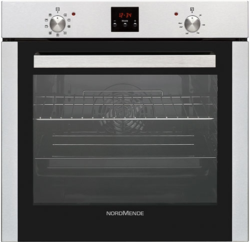 Nordmende SO315IX 78L Stainless Steel And Black Glass Multifunction Oven 