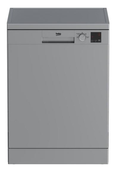 Beko DVN04X20S Freestanding 60Cm Dishwasher 12.9 Litre Water Consumption - Silver