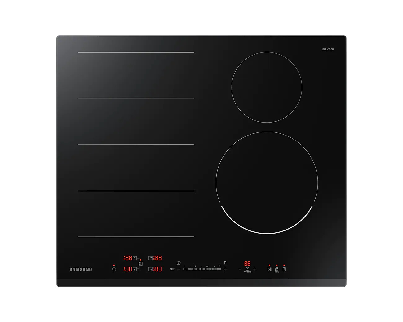 Samsung NZ64N7757GK/E1 NZ6000K Induction Hob with Flex Zone Plus and Wi-Fi Connectivity|60cm