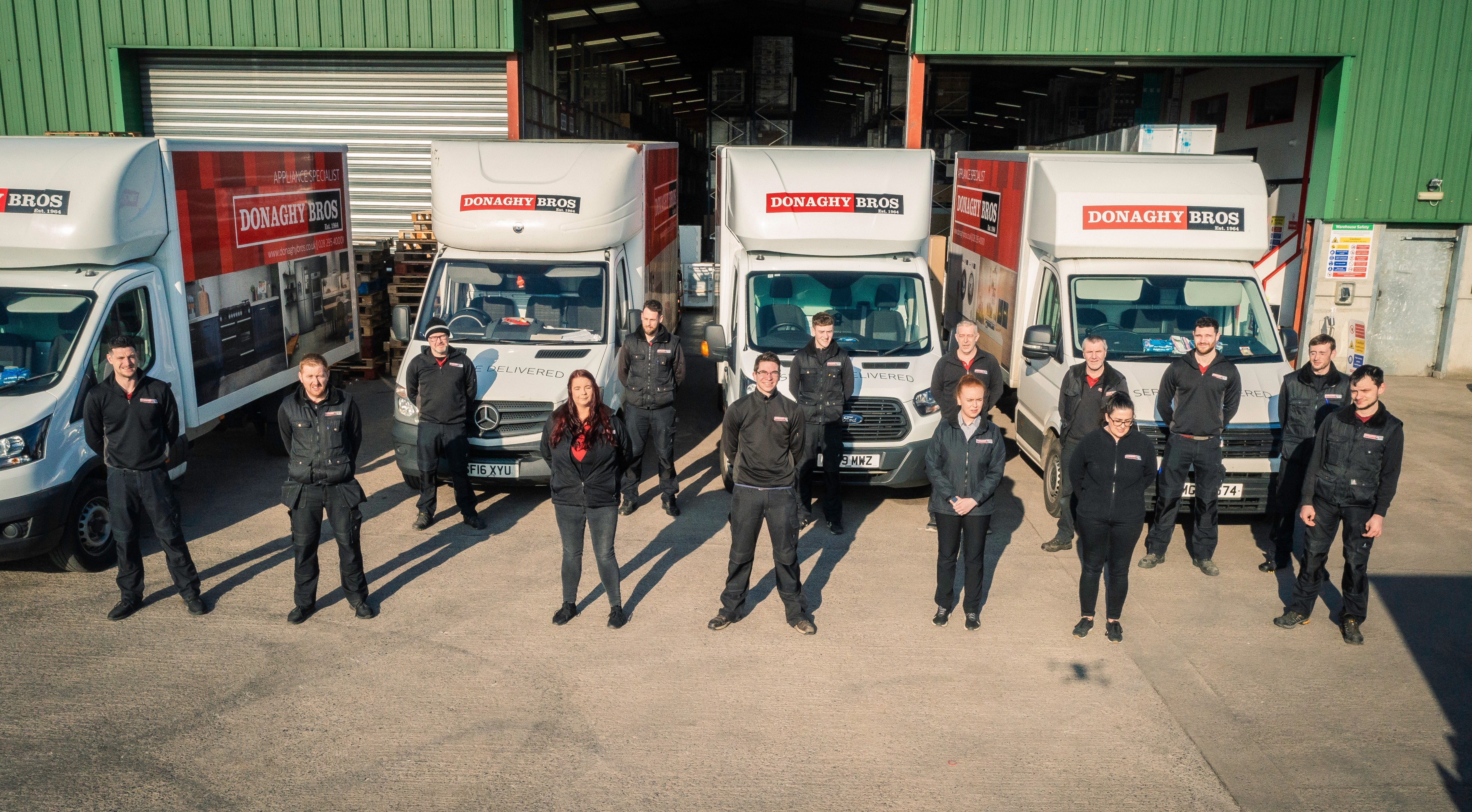The Donaghy Bros Delivery and Warehouse Team